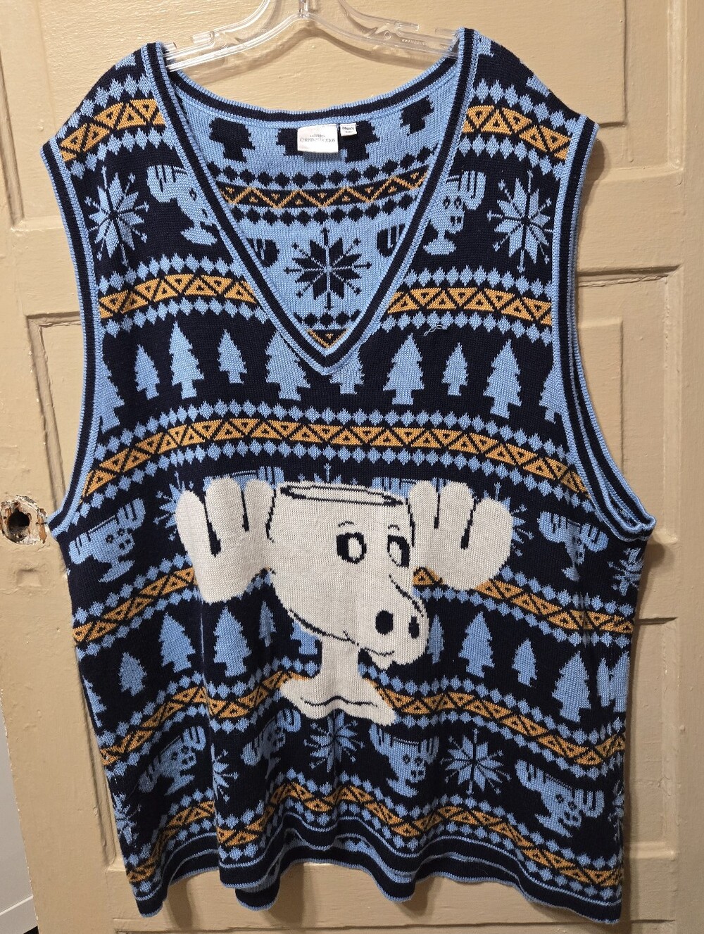 National Lampoon's Christmas Vacation Moose Mug Ugly Christmas Sweater Vest